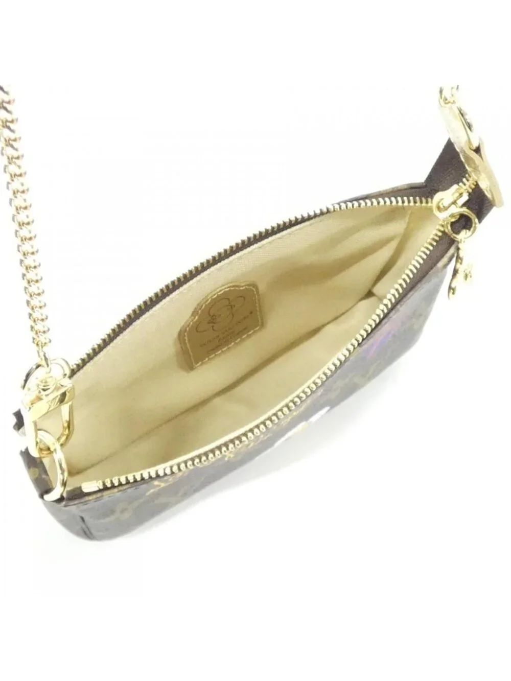 Louis Vuitton Monogram Mini Pochette Pouch - Picture 6 of 7